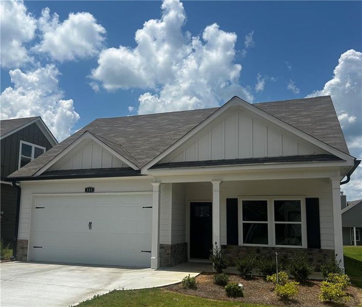 Front exterior of a new home in , Cartersville, GA, highlighting curb appeal (Image 20). Front exterior of a new home in , Cartersville, GA, highlighting curb appeal (Image 20).