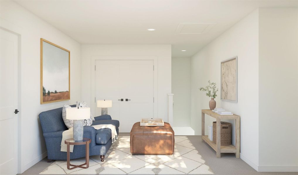 Flexible loft (*Artist rendering used for illustration purposes only.) Flexible loft (*Artist rendering used for illustration purposes only.)