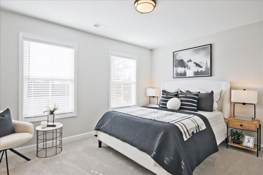 Furnished interior view inside a new home in Townes at South Main, Kennesaw (Image 16).