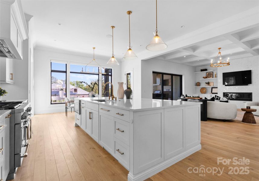 Furnished interior view inside a new home in , Weddington (Image 10).