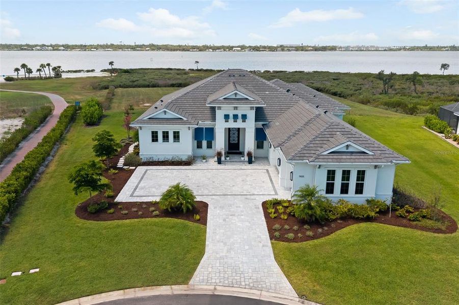 Front exterior of a new home in , Palmetto, FL, highlighting curb appeal (Image 23).