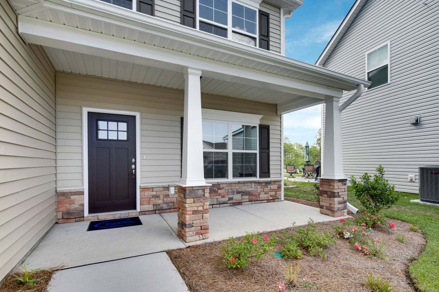 Representative exterior photo of a completed home built from the Clayton by Caviness & Cates Communities in Bartlett Manor, Youngsville, NC (Image 91).