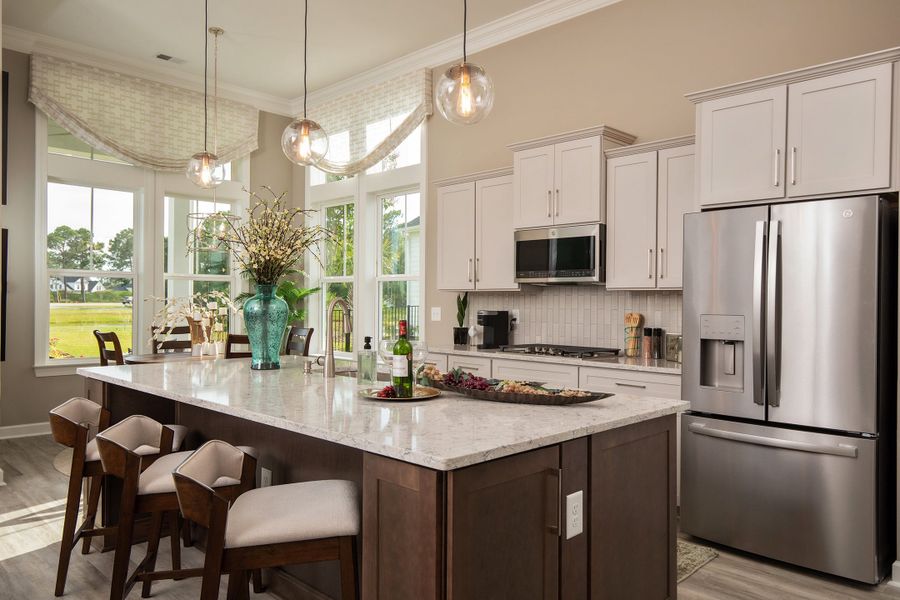 Representative furnished interior of a home built from the The Goldenrod by Chesapeake Homes in Waterbridge, Myrtle Beach (Image 15). Representative furnished interior of a home built from the The Goldenrod by Chesapeake Homes in Waterbridge, Myrtle Beach (Image 15).