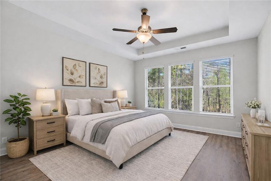 Furnished interior view inside a new home in Waters Edge, Mansfield (Image 9).