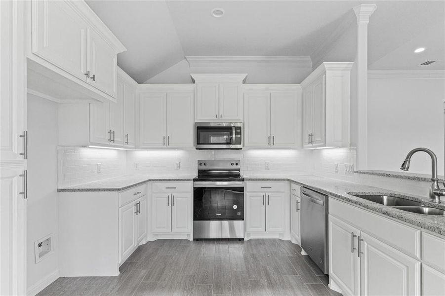 Furnished interior view inside a new home in , Springtown (Image 10).