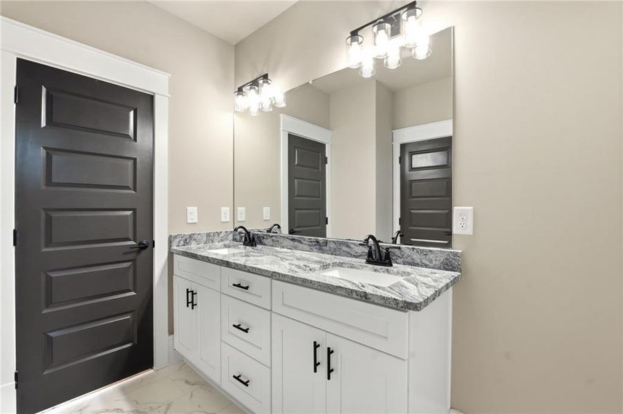 Furnished interior view inside a new home in , Flowery Branch (Image 14). Furnished interior view inside a new home in , Flowery Branch (Image 14).