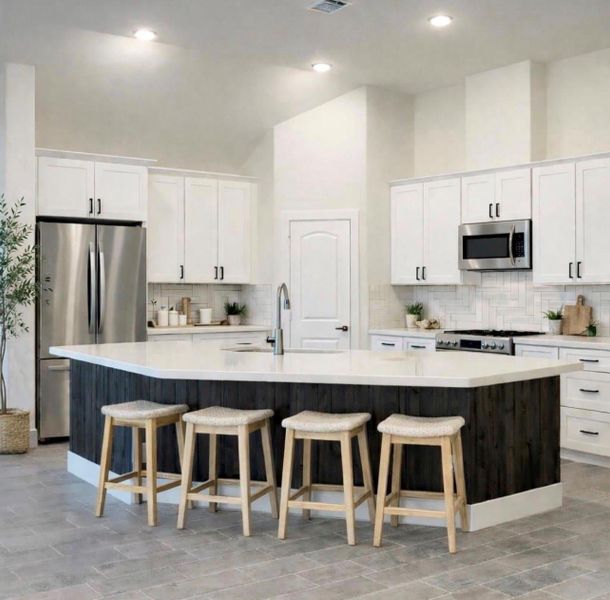Inviting Kitchen (Virtually staged, refrigerator not included)