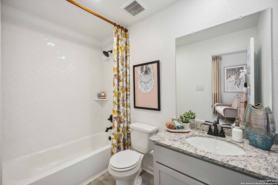 Furnished interior view inside a new home in Hickory Ridge, Elmendorf (Image 16).