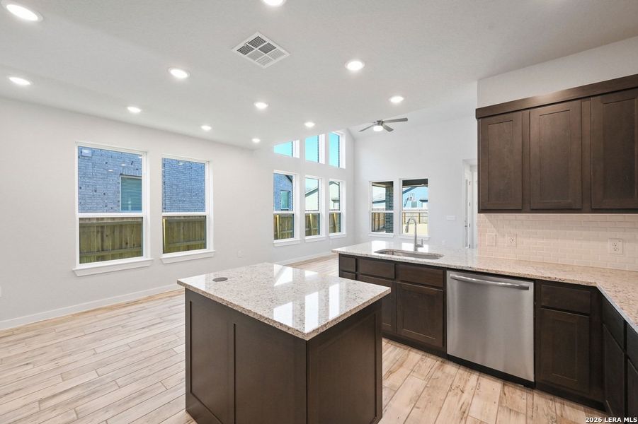 Furnished interior view inside a new home in VIDA, San Antonio (Image 8).