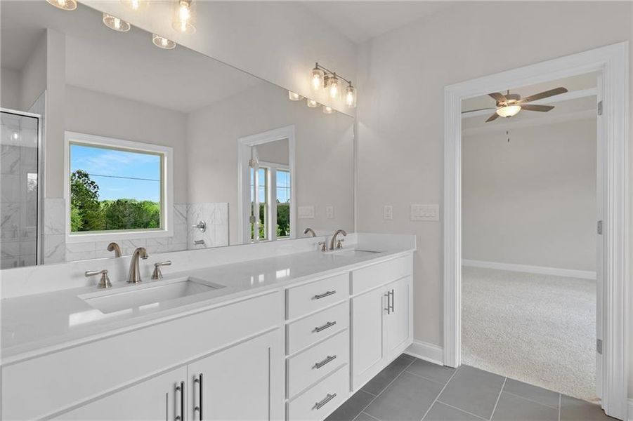 Furnished interior view inside a new home in , Buford (Image 5).