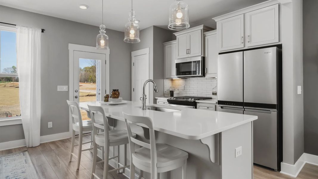 Furnished interior view inside a new home in Saluda Crossing, Piedmont (Image 12). Furnished interior view inside a new home in Saluda Crossing, Piedmont (Image 12).