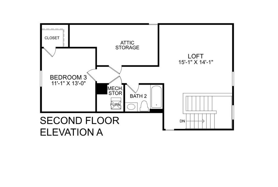 2D floor plan layout for the Bramante 2 Story by Ryan Homes in Albemarle, Hertford, NC (Image 3). 2D floor plan layout for the Bramante 2 Story by Ryan Homes in Albemarle, Hertford, NC (Image 3).