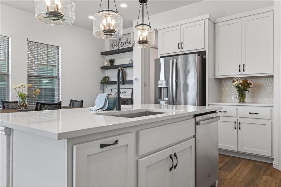 Furnished interior view inside a new home in , Sachse (Image 5).