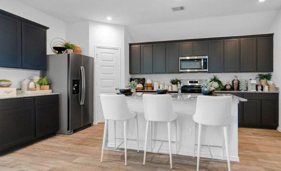 Furnished interior view inside a new home in Windstone on the Prairie, Richmond (Image 5).