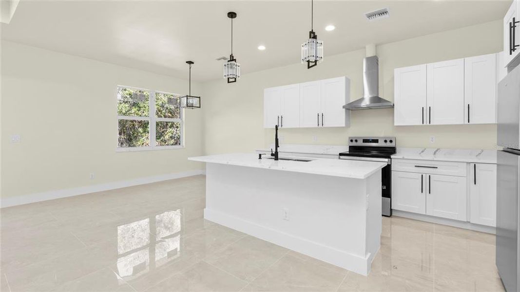 Furnished interior view inside a new home in , Punta Gorda (Image 13).