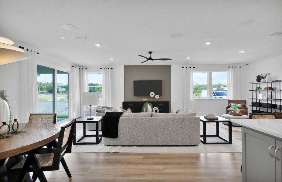 Representative furnished interior of a home built from the Medina by Pulte Homes in Hyland Trail, Green Cove Springs (Image 10).