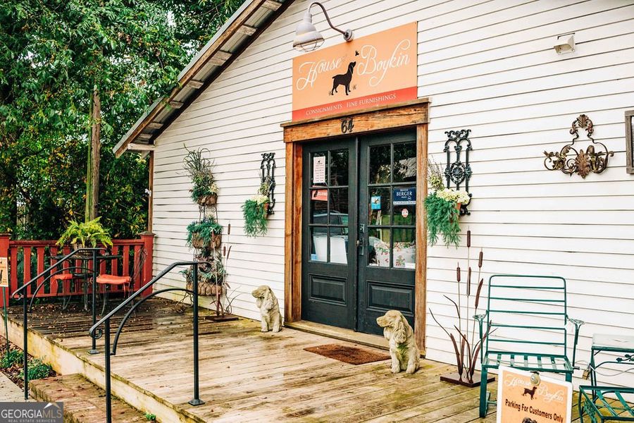 Front exterior of a new home in Rosewood Lake Estates, Hoschton, GA, highlighting curb appeal (Image 27).