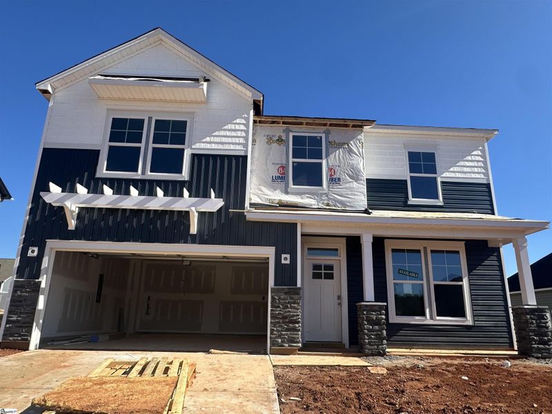 In-progress construction of a new home in Shiloh Trail, Wellford, SC (Image 10). In-progress construction of a new home in Shiloh Trail, Wellford, SC (Image 10).