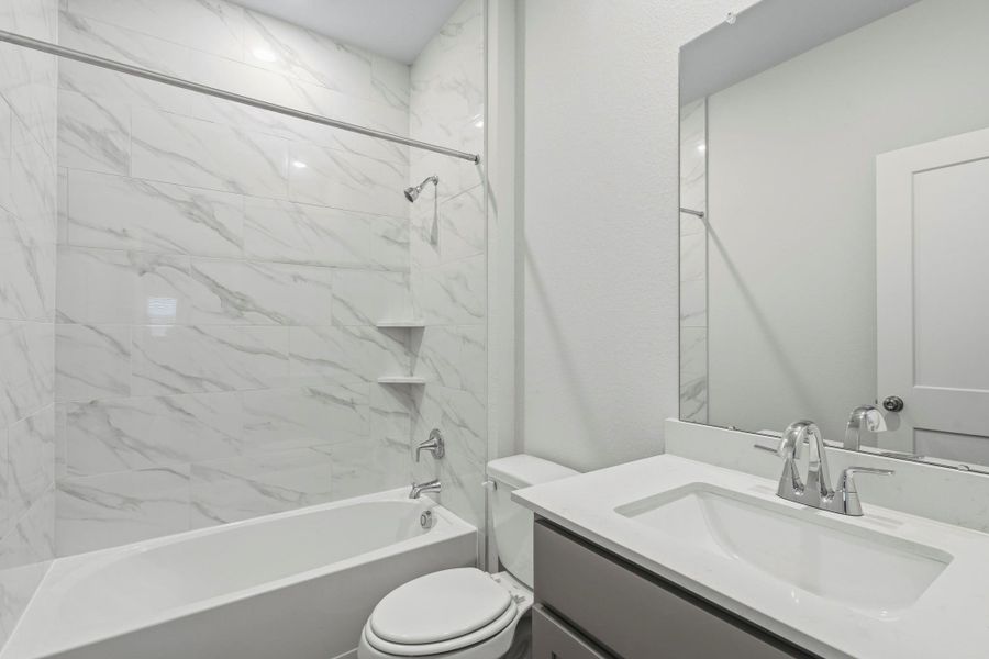 Furnished interior view inside a new home in Katy Reserve, Katy (Image 7).