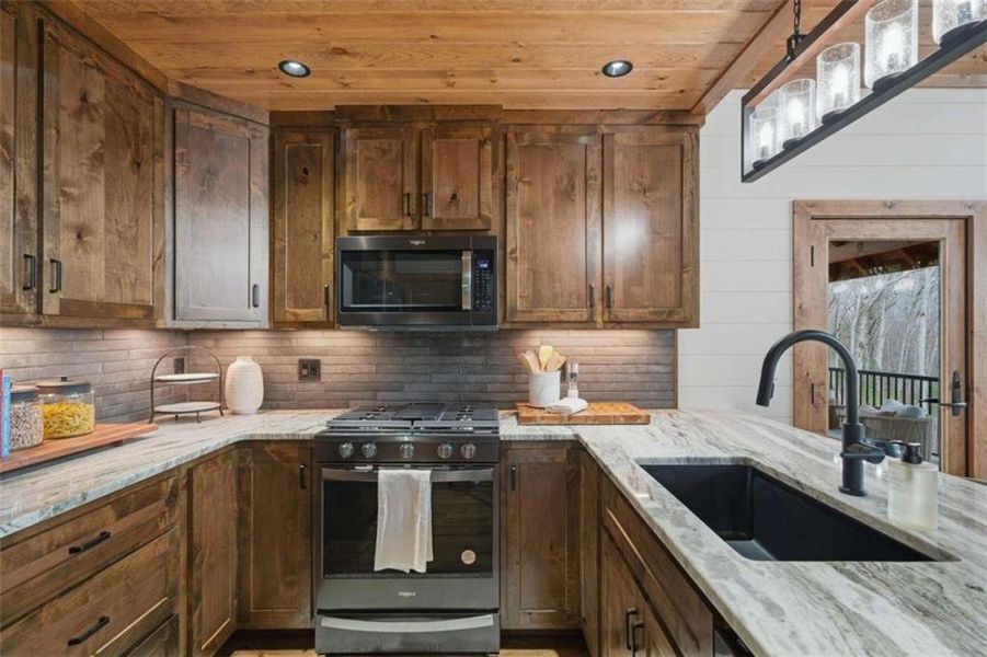 Furnished interior view inside a new home in , Blue Ridge (Image 8).
