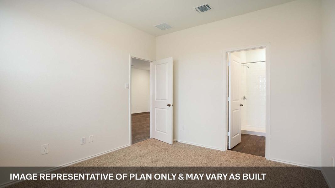 Spacious, unfurnished interior of a new home in Wayside, Uhland (Image 15).