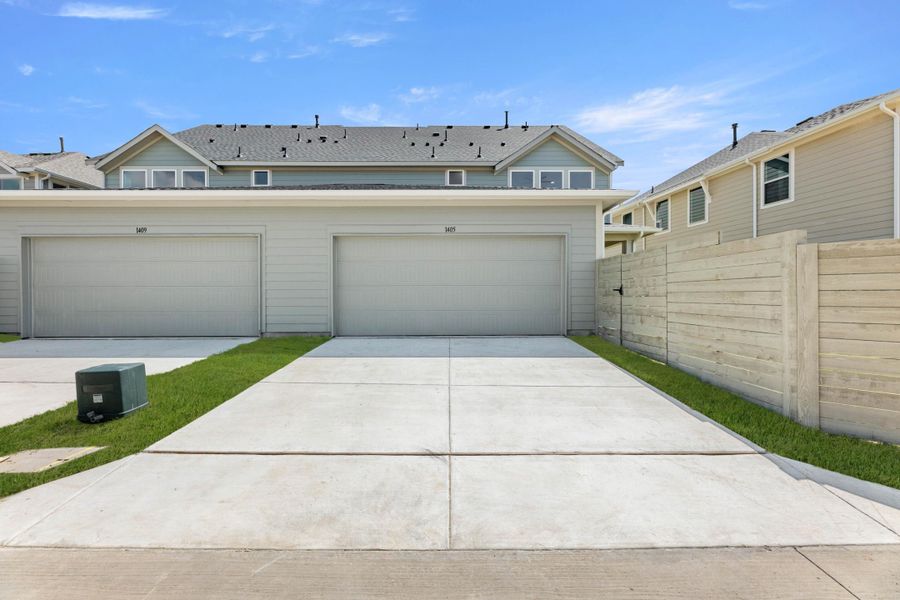 Front exterior of a new home in The Retreat at Harvest, Argyle, TX, highlighting curb appeal (Image 20).