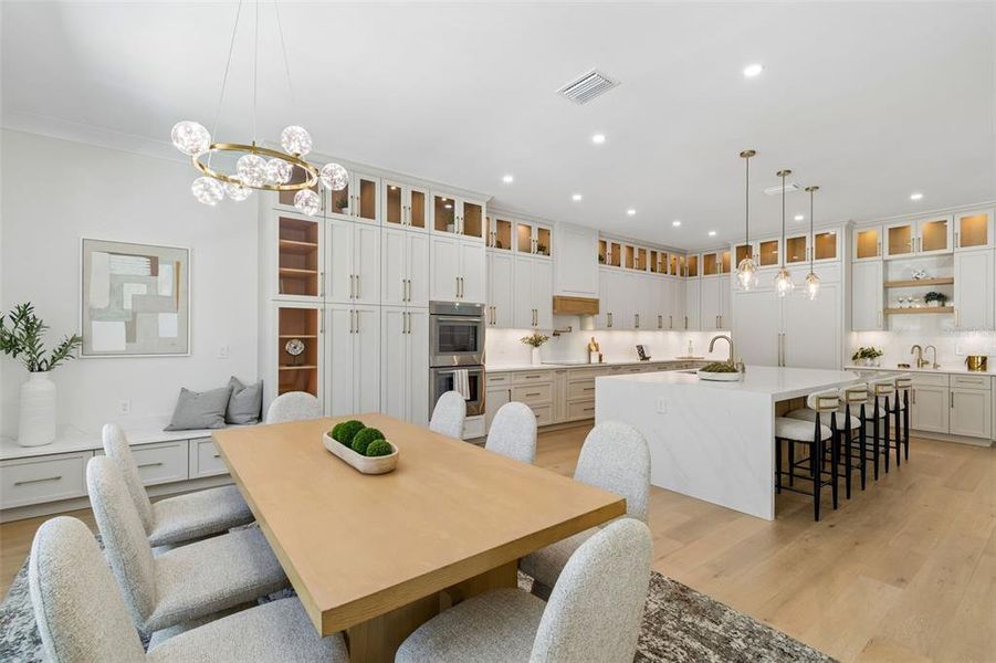 Furnished interior view inside a new home in , Tampa (Image 37).