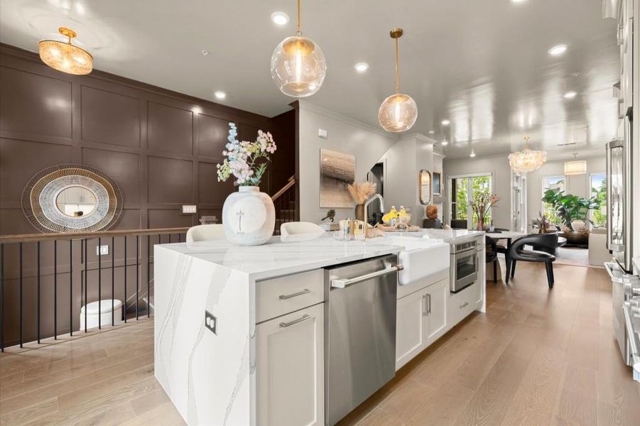 Furnished interior view inside a new home in , Alpharetta (Image 32).