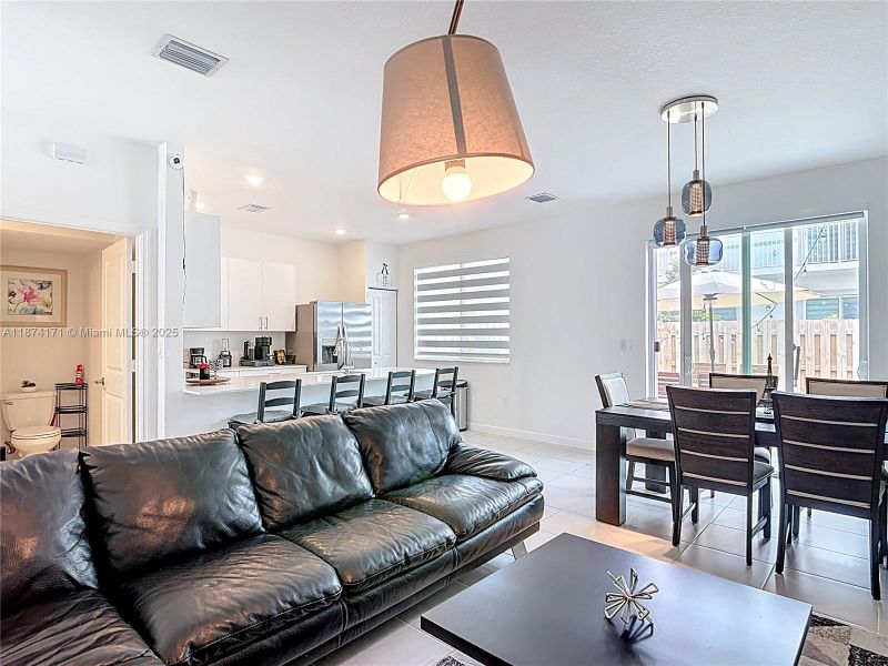 Furnished interior view inside a new home in , Homestead (Image 10). Furnished interior view inside a new home in , Homestead (Image 10).