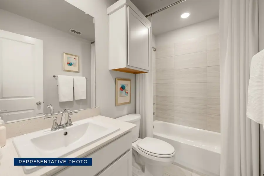 Representative furnished interior of a home built from the Harrison F by First Texas Homes in Oaklawn, Van Alstyne (Image 20).