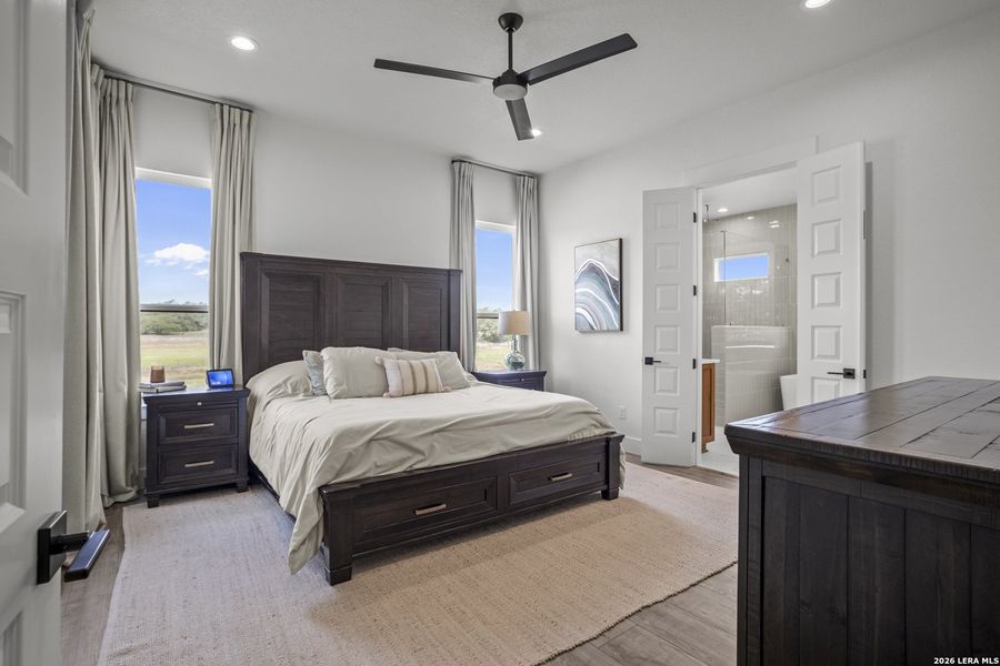 Furnished interior view inside a new home in , Bulverde (Image 42).