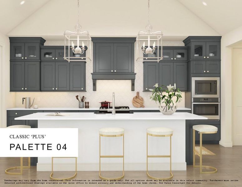 Classic Look Palette 4: Palette Selection (*Artist rendering used for illustration purposes only.) Classic Look Palette 4: Palette Selection (*Artist rendering used for illustration purposes only.)