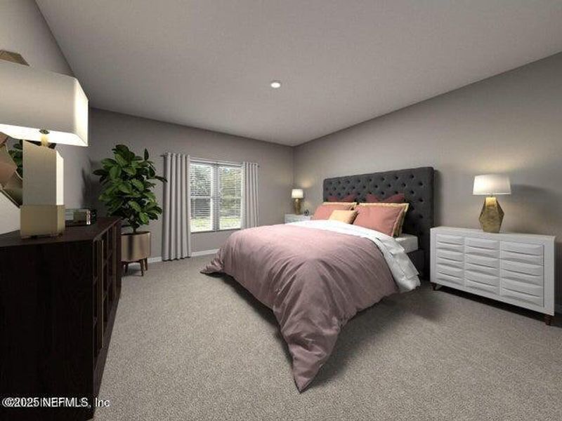 Furnished interior view inside a new home in Lakes at Bella Lago - Signature Series, Green Cove Springs (Image 9). Furnished interior view inside a new home in Lakes at Bella Lago - Signature Series, Green Cove Springs (Image 9).