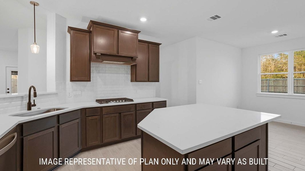 Furnished interior view inside a new home in The Woods, Lumberton (Image 3).