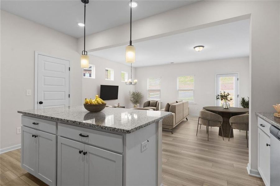 Furnished interior view inside a new home in Fairington, Cartersville (Image 3).