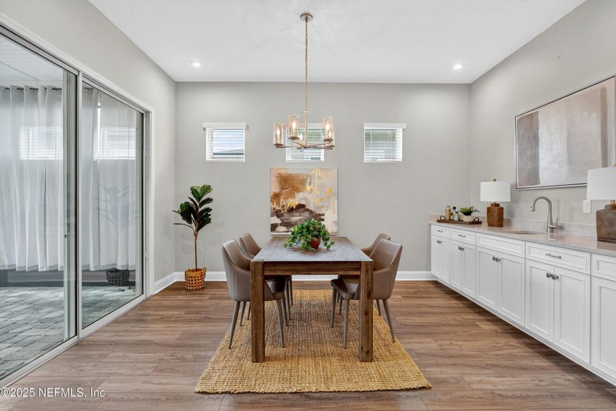 Furnished interior view inside a new home in , St. Johns (Image 16). Furnished interior view inside a new home in , St. Johns (Image 16).