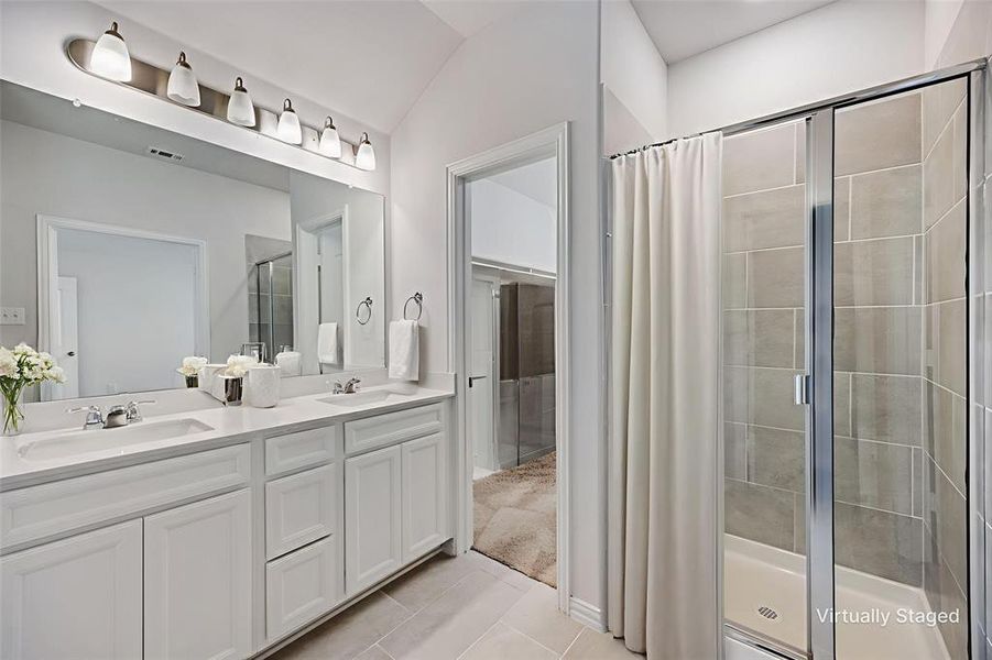 Furnished interior view inside a new home in , Princeton (Image 5).