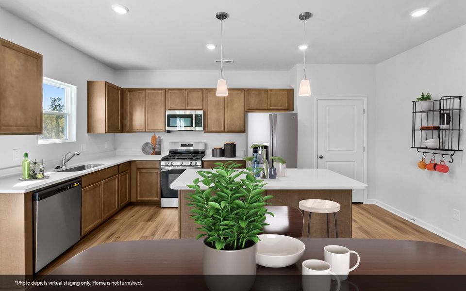 Furnished interior view inside a new home in Bell West, Kernersville (Image 7).