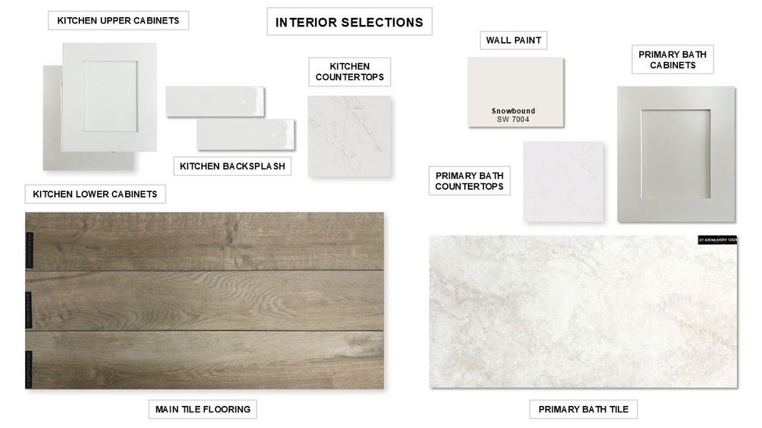 Sample of building materials used in homes in Evergreen 50', Conroe (Image 15).