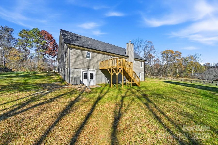 Great level backyard!