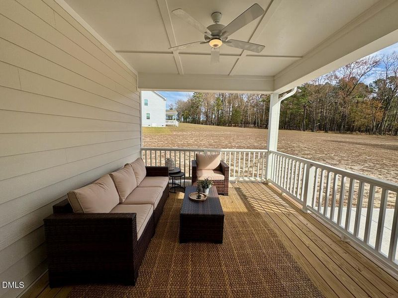 Rear Covered Deck