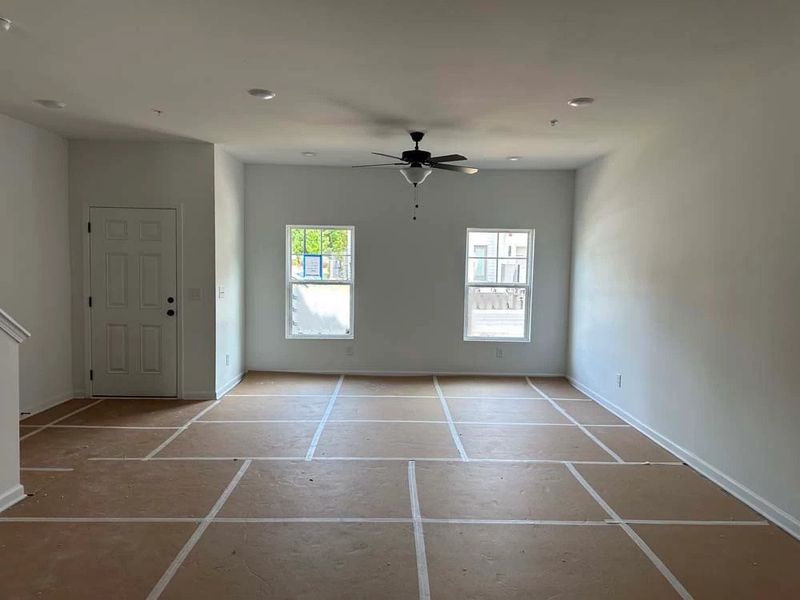 Family Room Construction Progress
