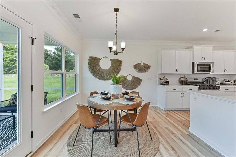 Furnished interior view inside a new home in Sagebrook, Powder Springs (Image 31).
