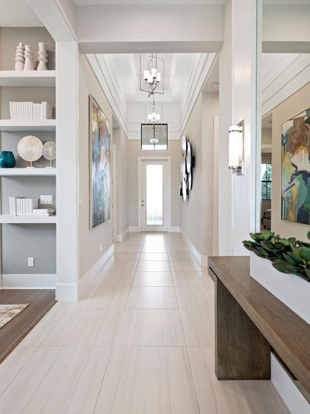 Furnished interior view inside a new home in PGA Village Verano, Port St. Lucie (Image 24).