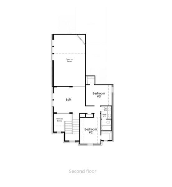 2D floor plan layout of this home in Mosaic: 40ft. lots, Celina, TX (Image 3). 2D floor plan layout of this home in Mosaic: 40ft. lots, Celina, TX (Image 3).