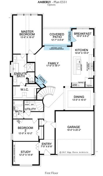 2D floor plan layout for the Amberly by Landon Homes in Fields - East Village, Frisco, TX (Image 5). 2D floor plan layout for the Amberly by Landon Homes in Fields - East Village, Frisco, TX (Image 5).