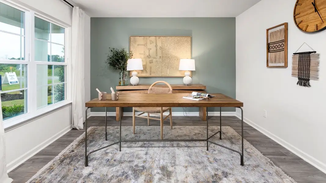 Furnished interior view inside a new home in Bynum Farms, Farmville (Image 5).