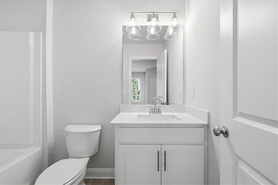 Furnished interior view inside a new home in Bradley Gin, Monroe (Image 18).