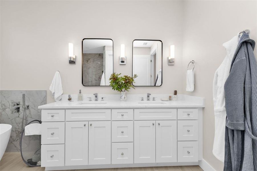 Furnished interior view inside a new home in , Port Charlotte (Image 17). Furnished interior view inside a new home in , Port Charlotte (Image 17).