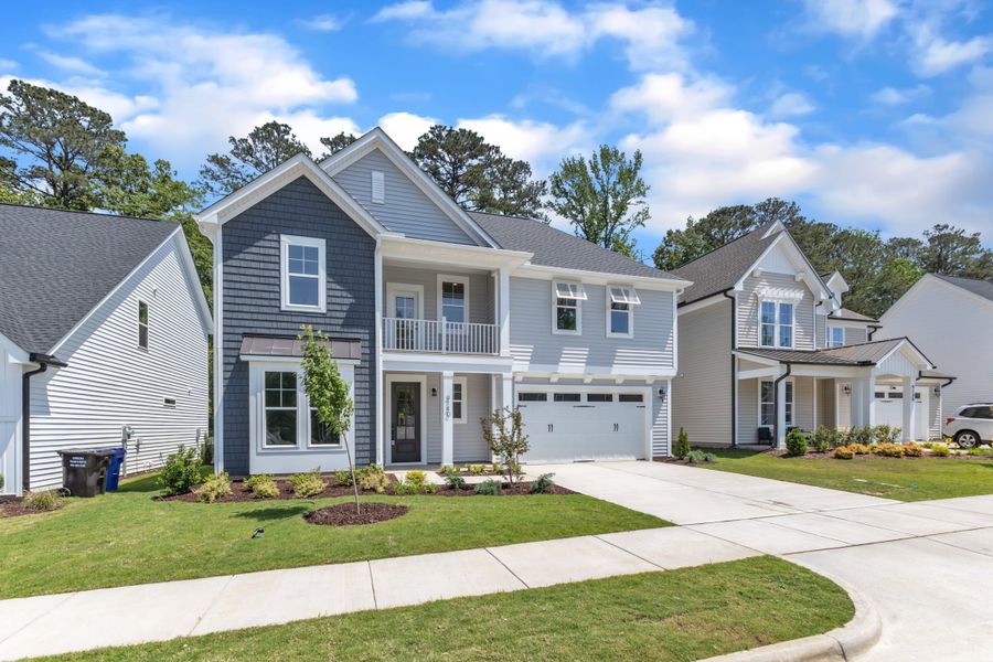 Representative exterior photo of a completed home built from the The Highland by RobuckHomes in Baylee Ridge, Selma, NC (Image 31). Representative exterior photo of a completed home built from the The Highland by RobuckHomes in Baylee Ridge, Selma, NC (Image 31).